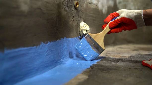 Commercial Interior Drainage System project at a Groveoak, AL business property by SJ Waterproofing Pros